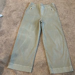 SPANX wide leg crop jeans